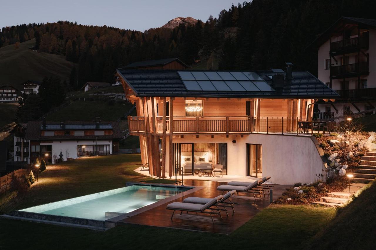 Luxury Spa Chalet Lum D'Or Selva di Val Gardena Exterior photo